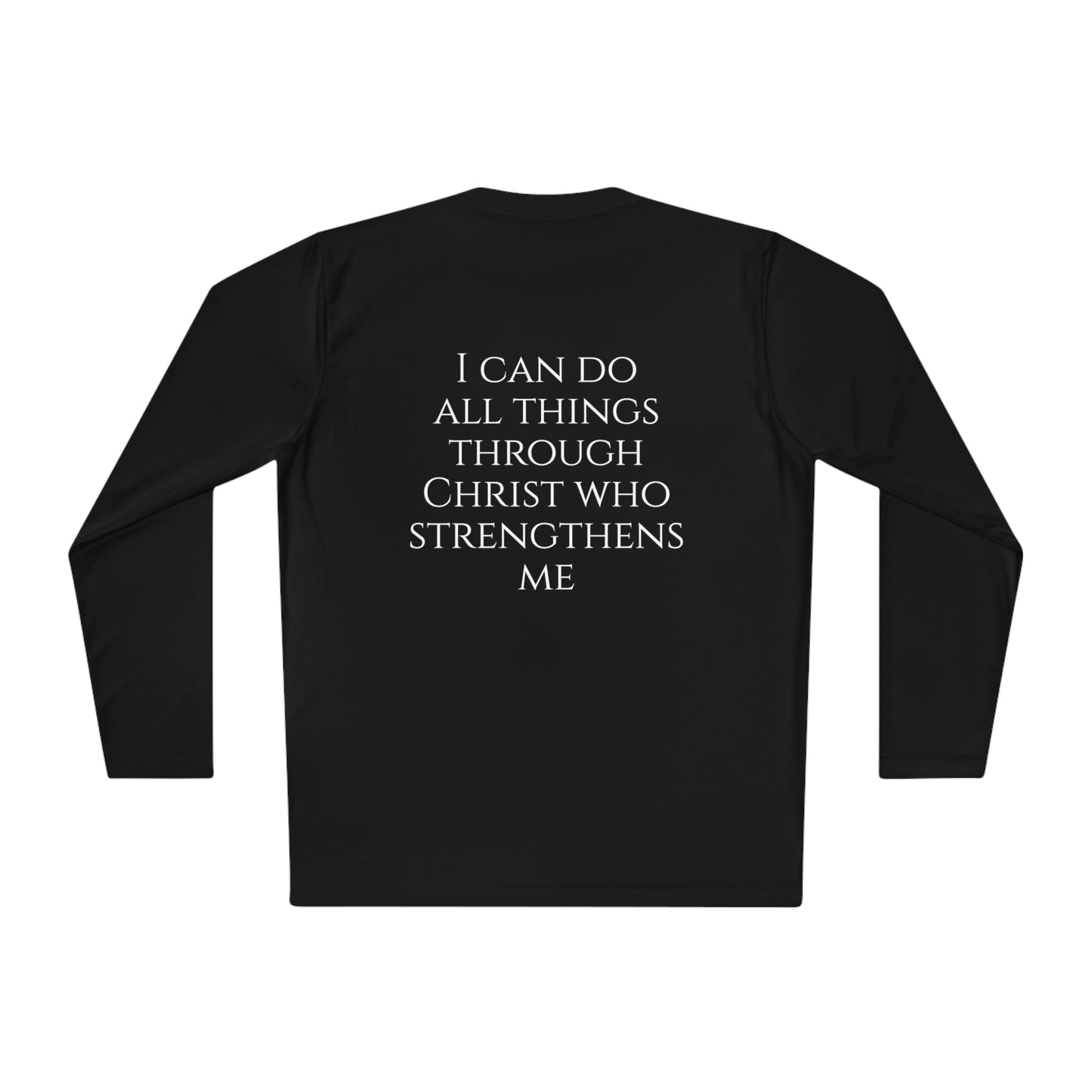 Phil 4:13 Unisex Lightweight Long Sleeve Tee