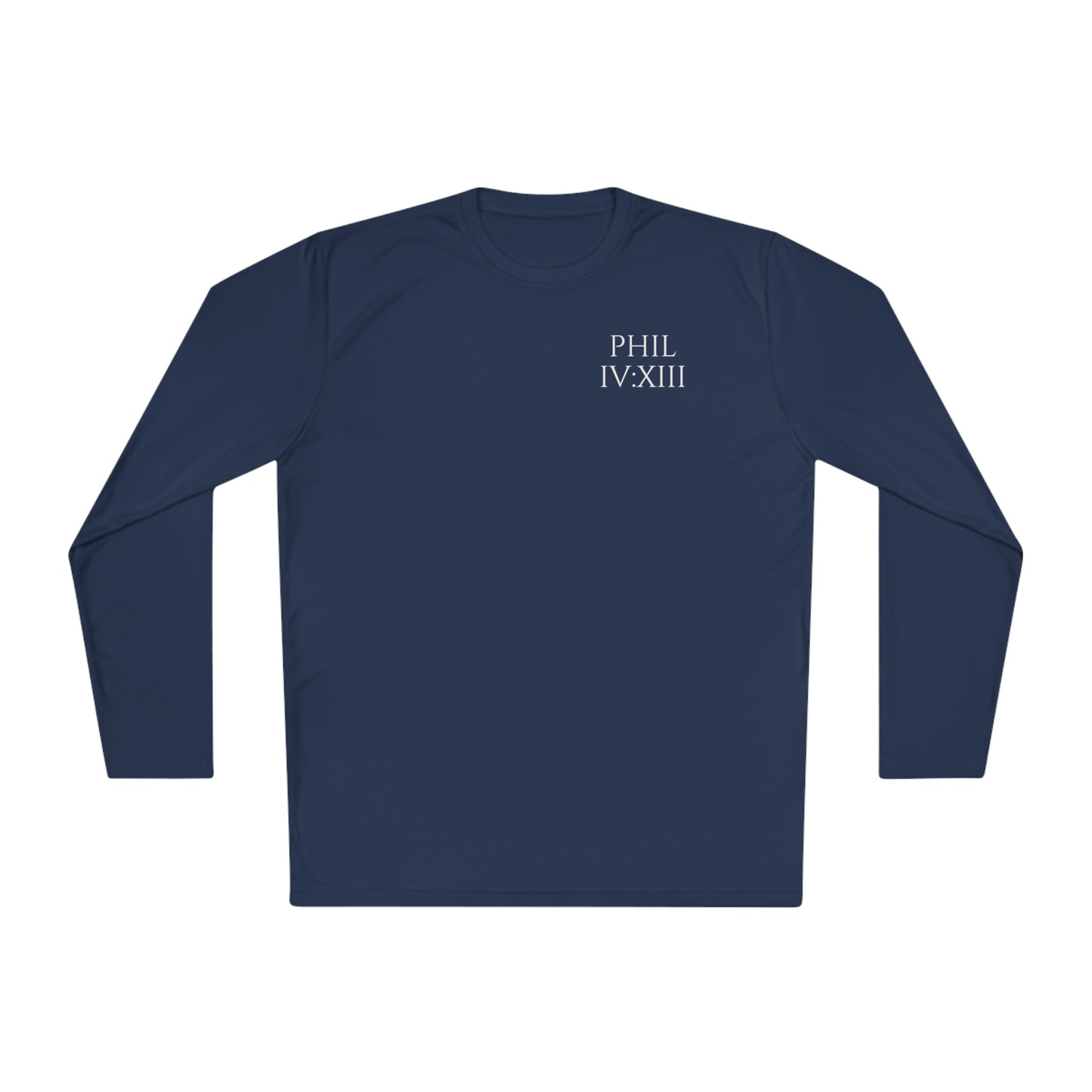 Phil 4:13 Unisex Lightweight Long Sleeve Tee