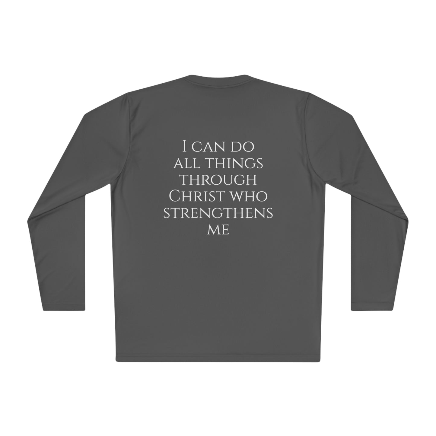 Phil 4:13 Unisex Lightweight Long Sleeve Tee