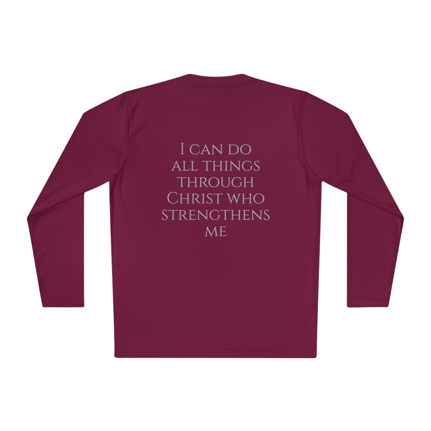 Phil 4:13 Unisex Lightweight Long Sleeve Tee