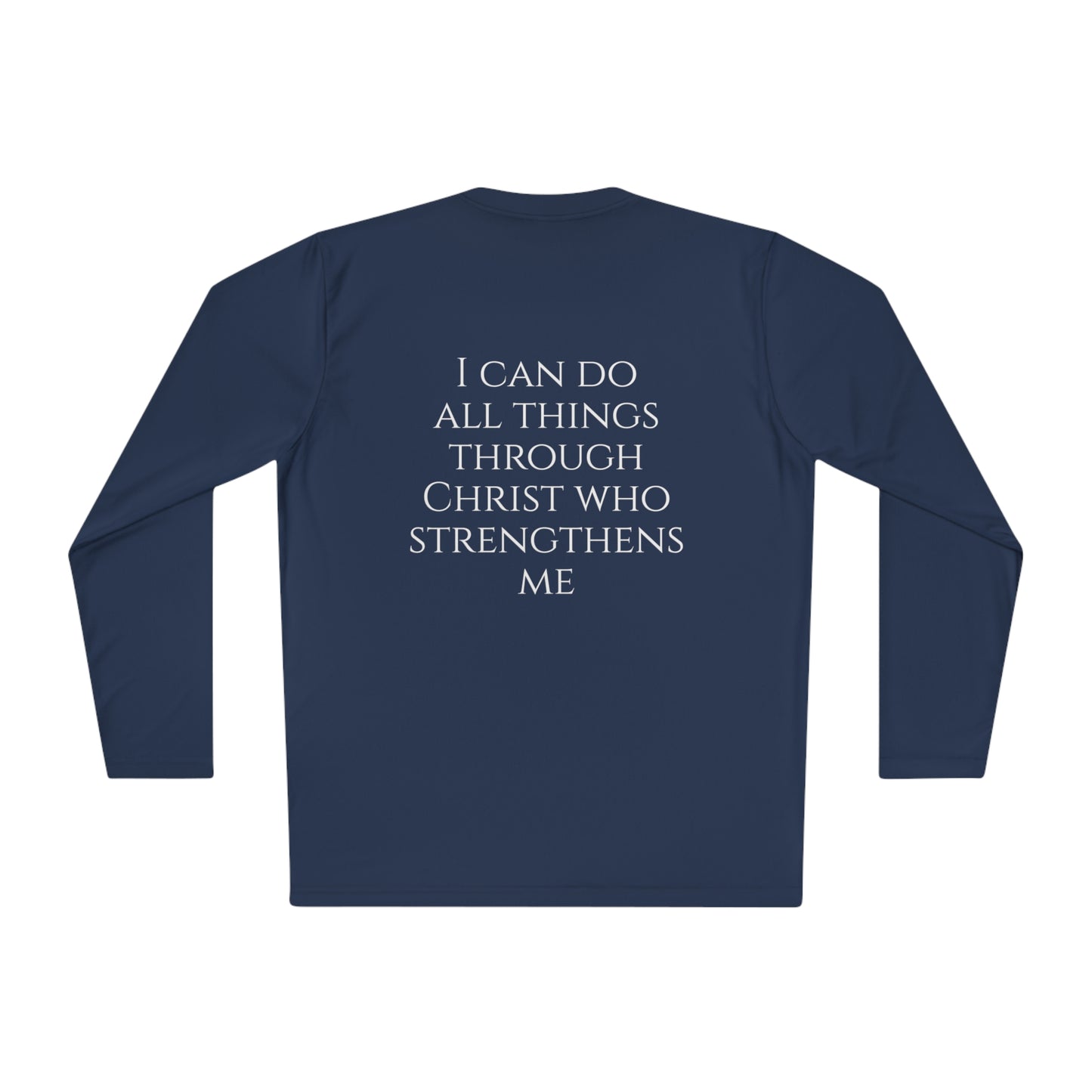 Phil 4:13 Unisex Lightweight Long Sleeve Tee