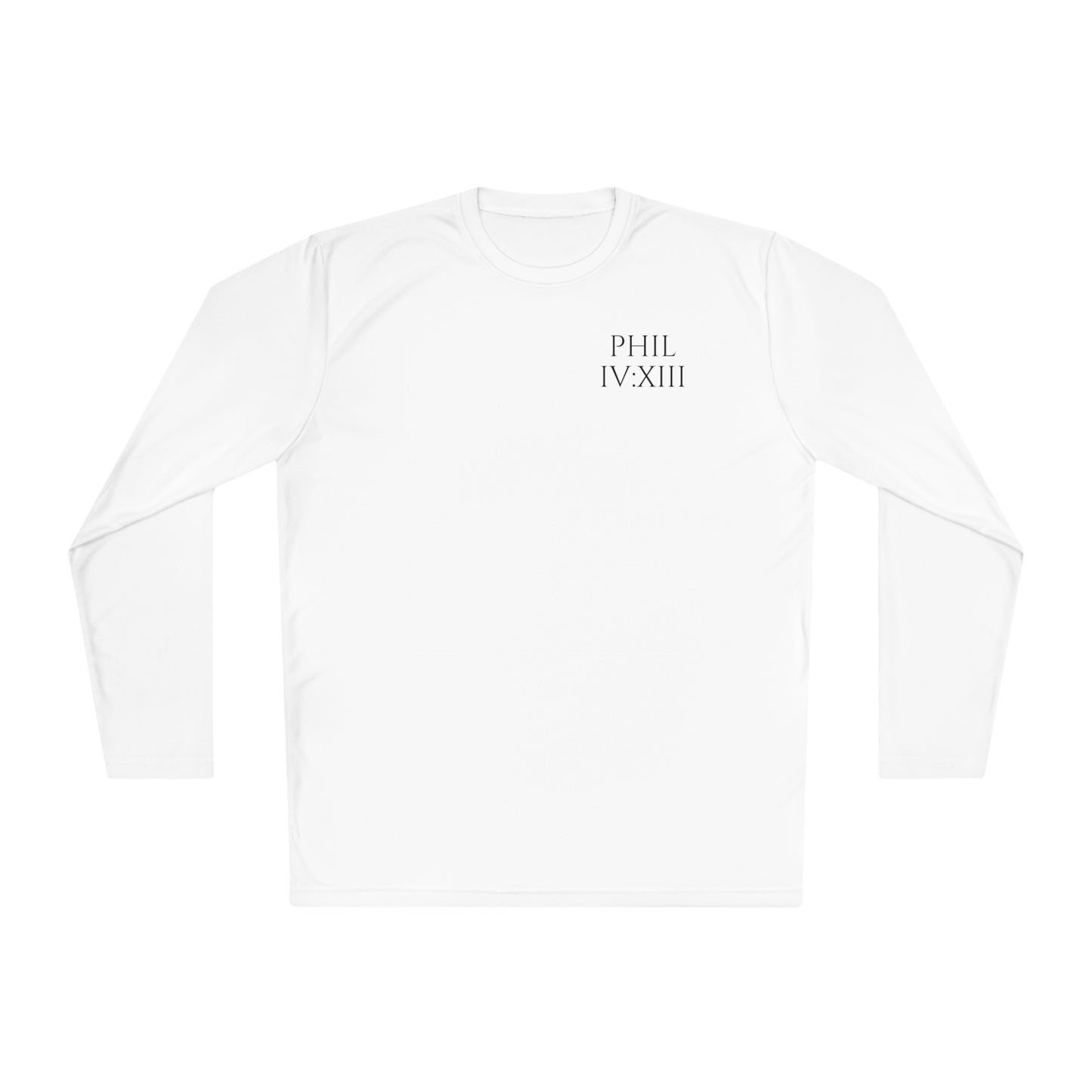 Phil 4:13 Unisex Lightweight Long Sleeve Tee