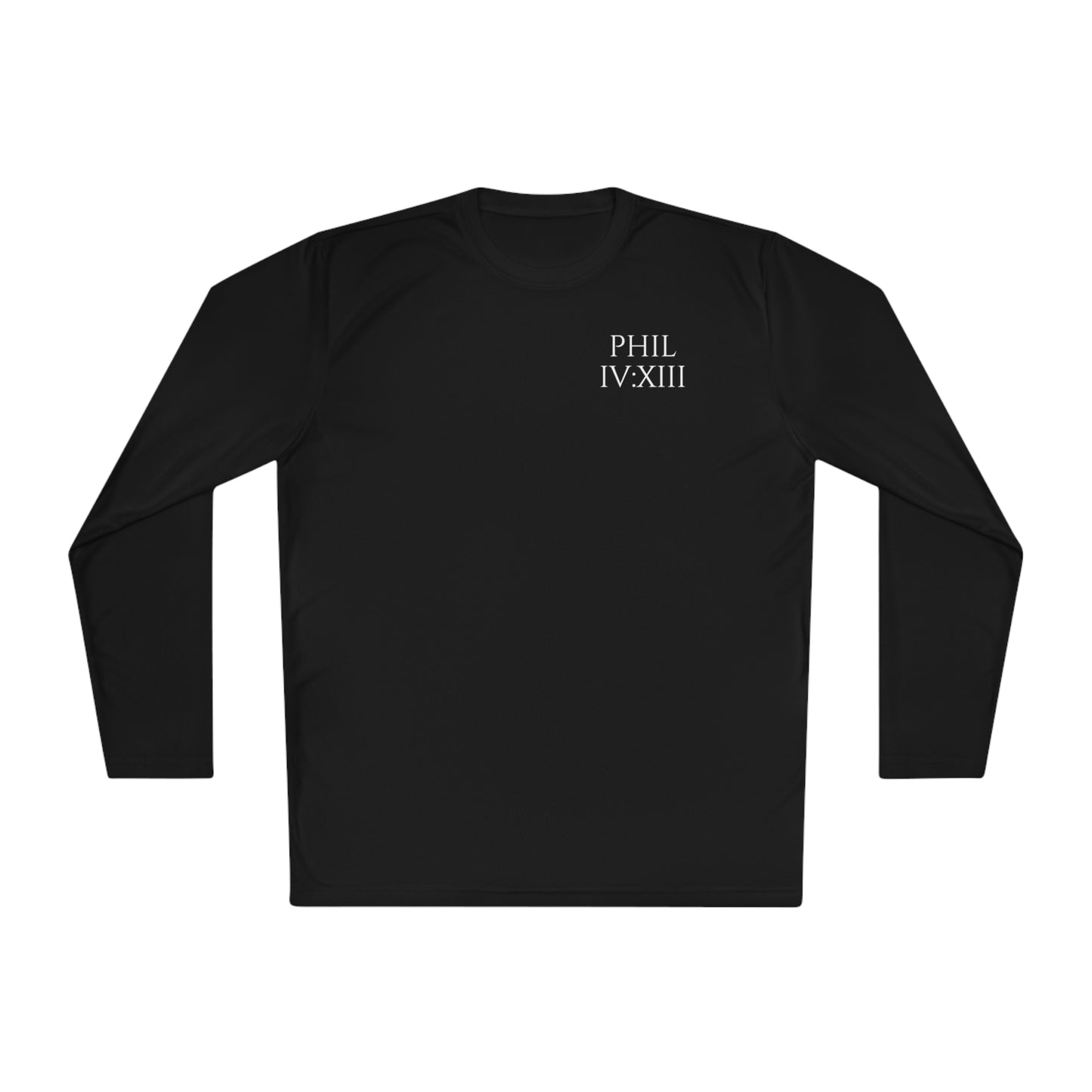 Phil 4:13 Unisex Lightweight Long Sleeve Tee