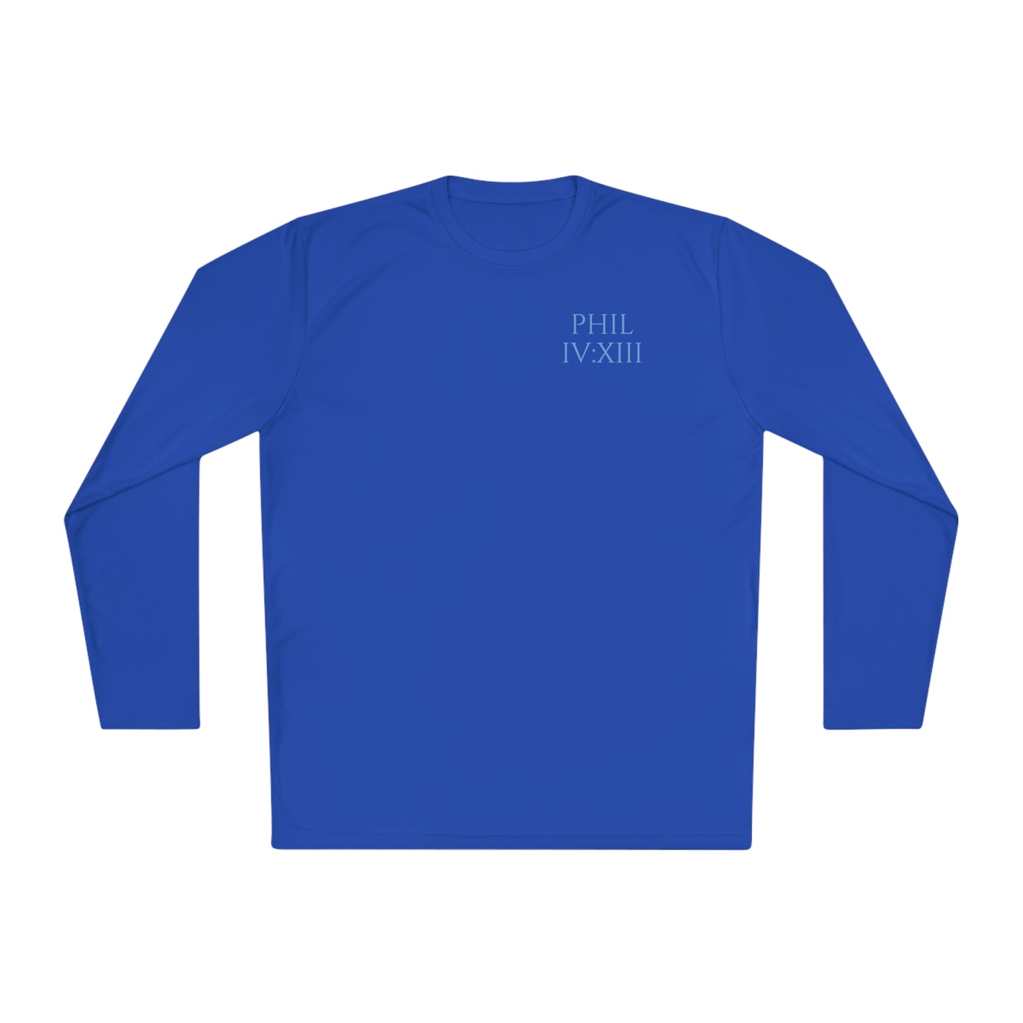 Phil 4:13 Unisex Lightweight Long Sleeve Tee