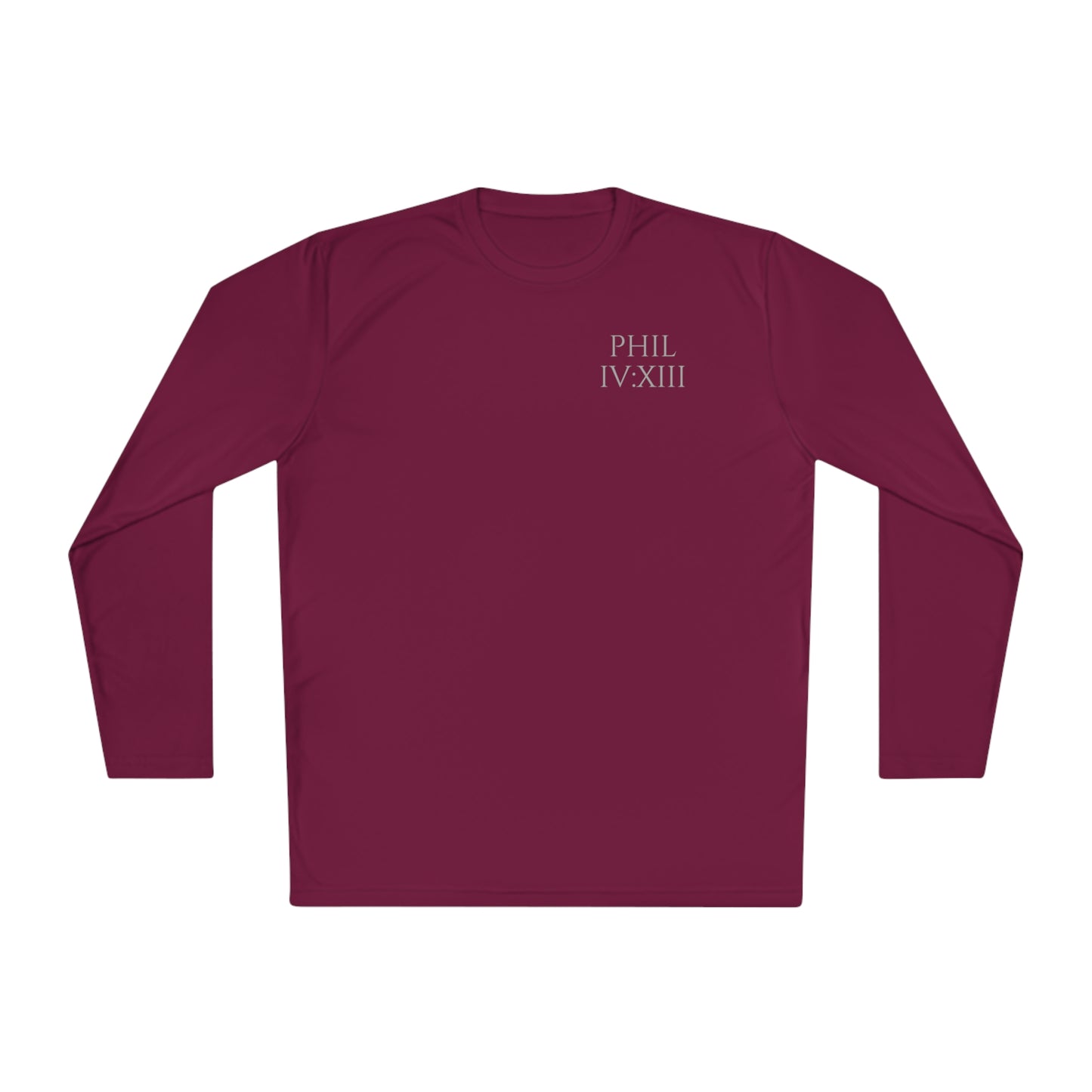Phil 4:13 Unisex Lightweight Long Sleeve Tee