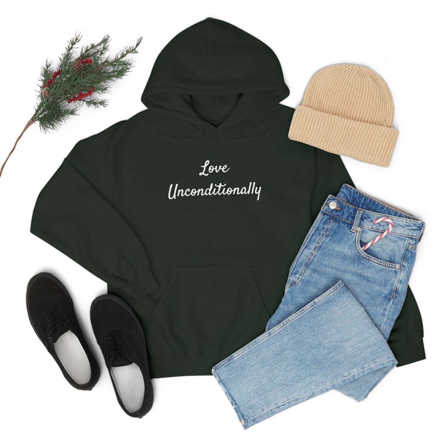 Love Unconditionally Unisex Heavy Blend™ Hooded Sweatshirt