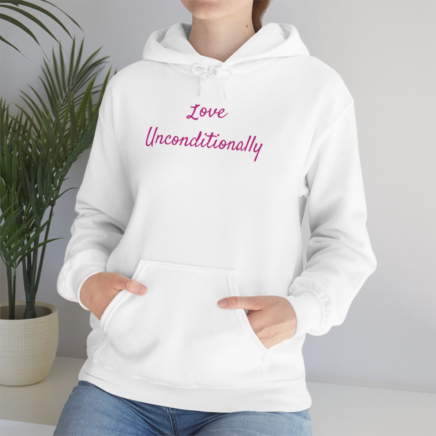 Love Unconditionally Unisex Heavy Blend™ Hooded Sweatshirt