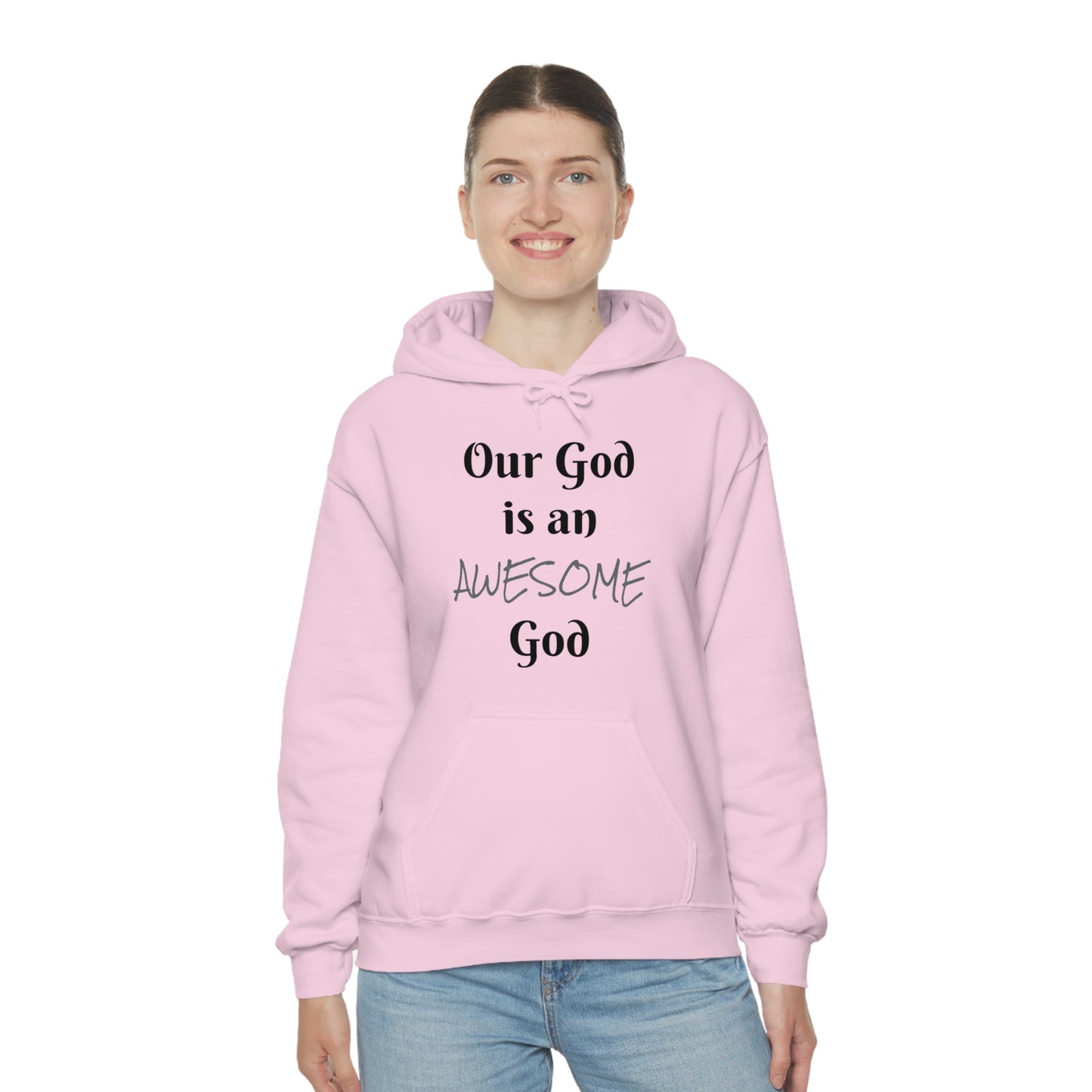 Awesome God Unisex Heavy Blend™ Hooded Sweatshirt