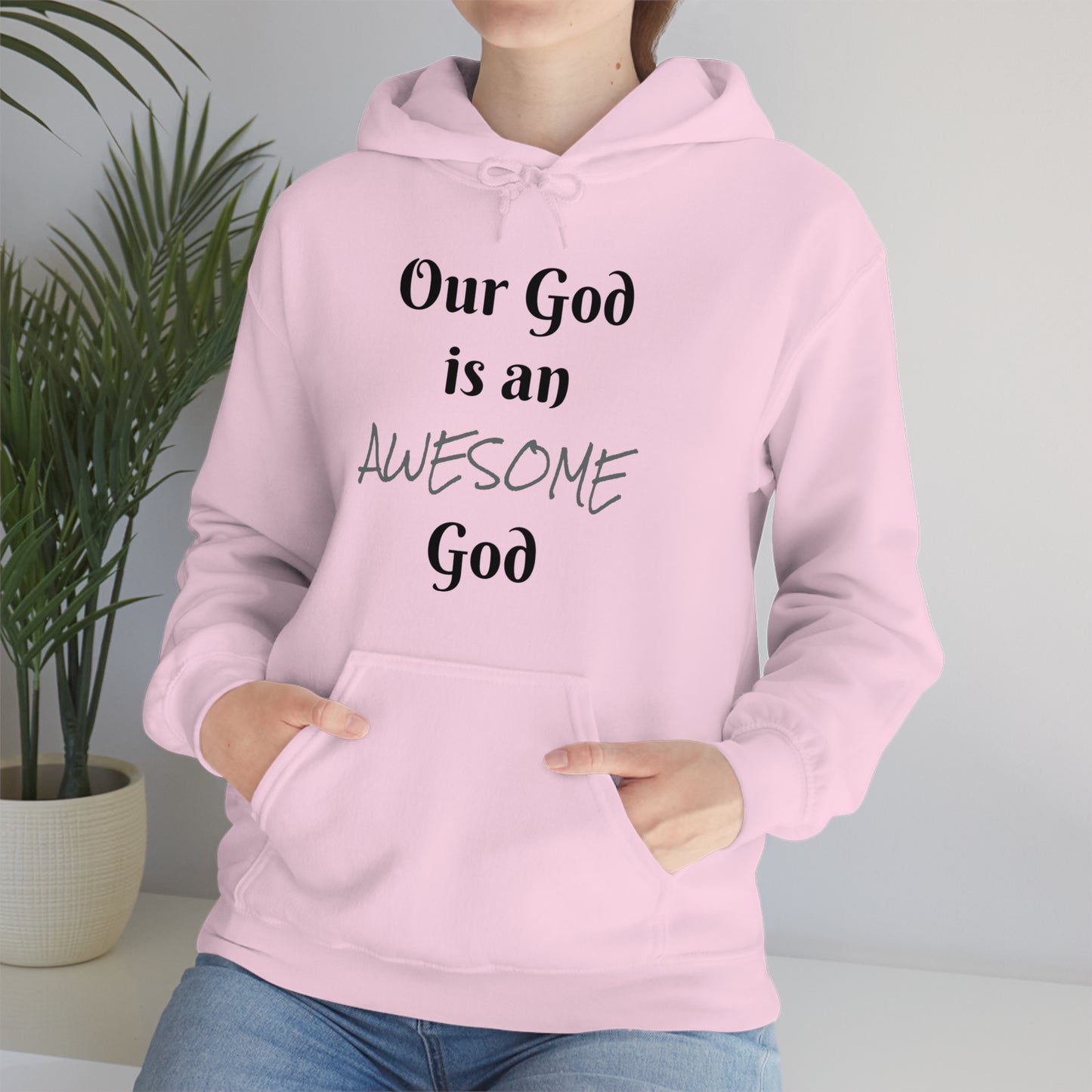 Awesome God Unisex Heavy Blend™ Hooded Sweatshirt