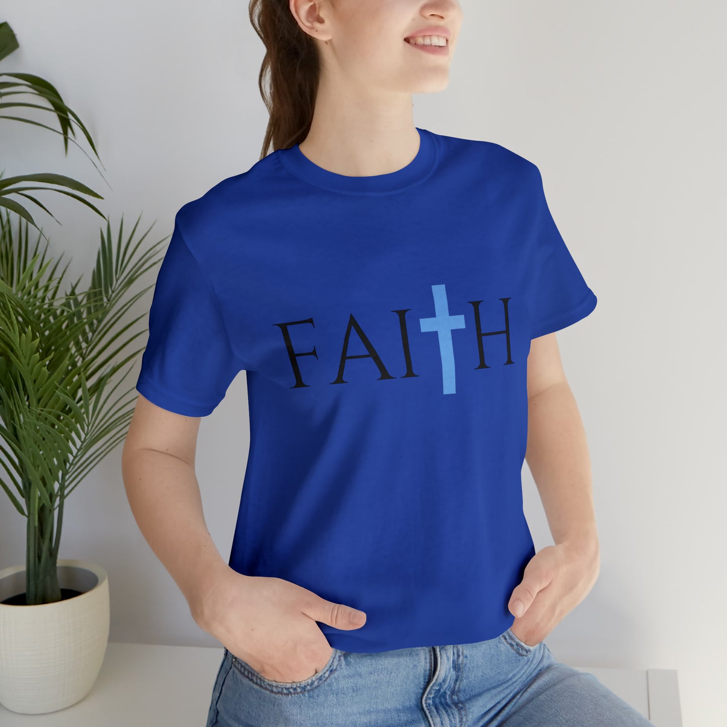 FAITH Unisex Jersey Short Sleeve Tee