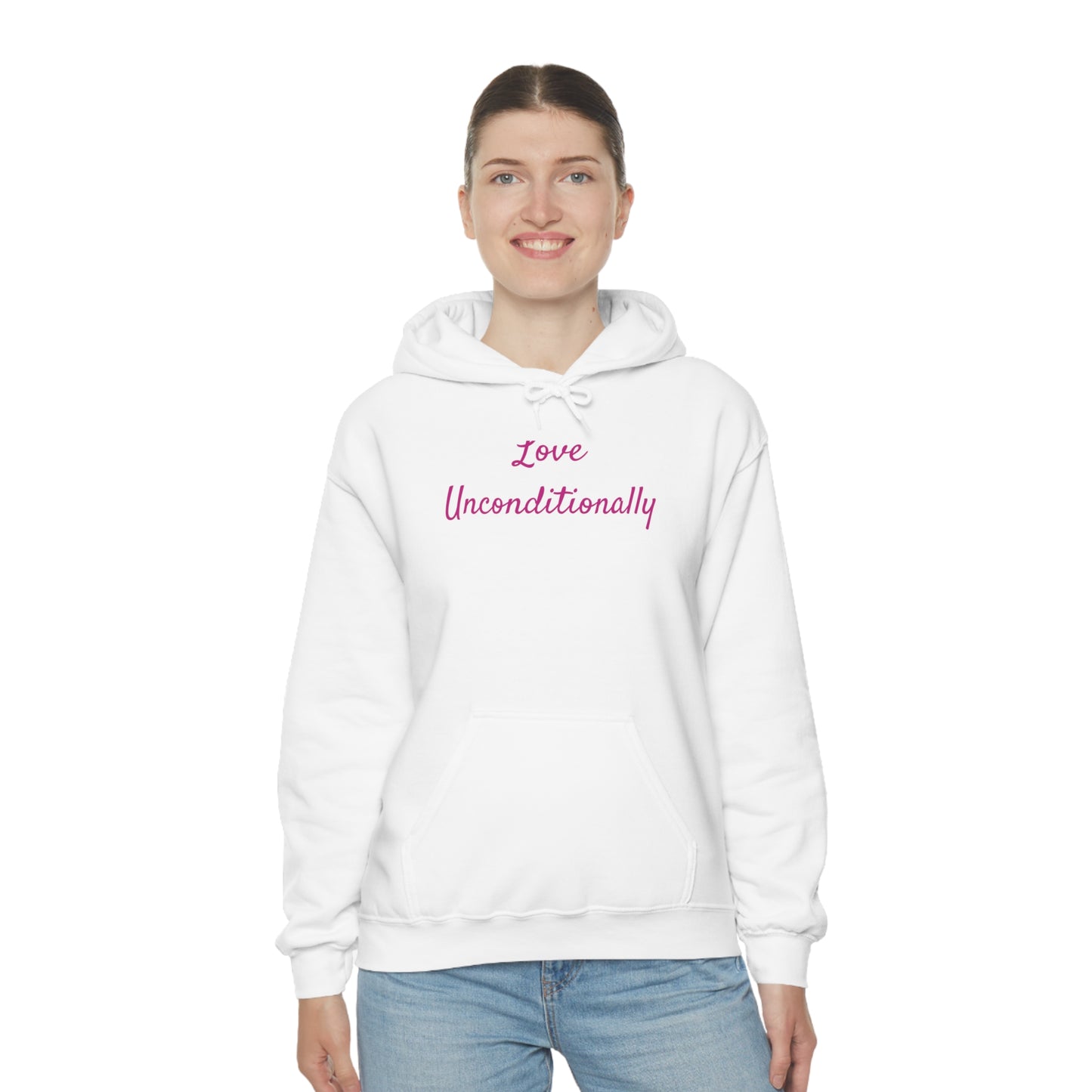 Love Unconditionally Unisex Heavy Blend™ Hooded Sweatshirt