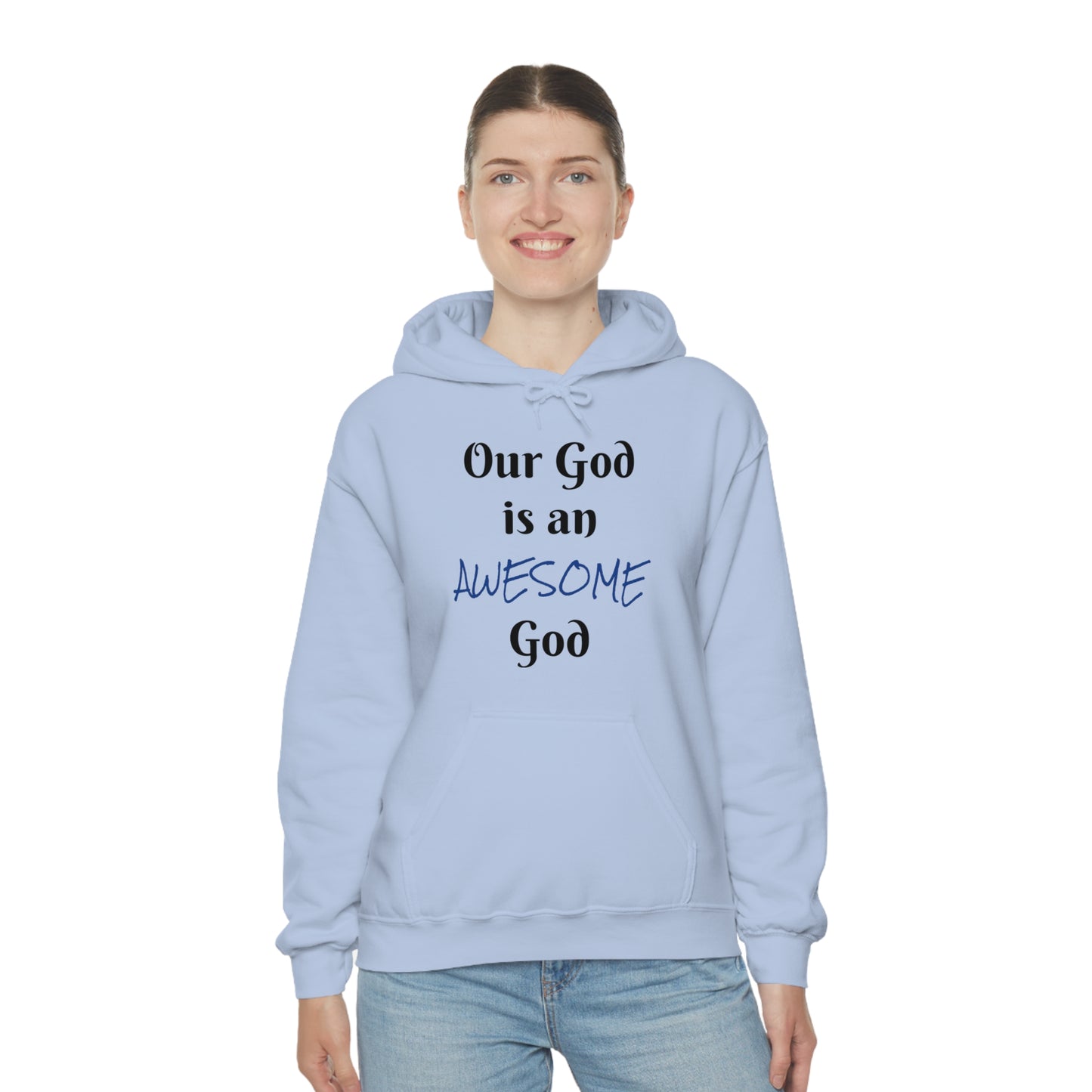 Awesome God Unisex Heavy Blend™ Hooded Sweatshirt