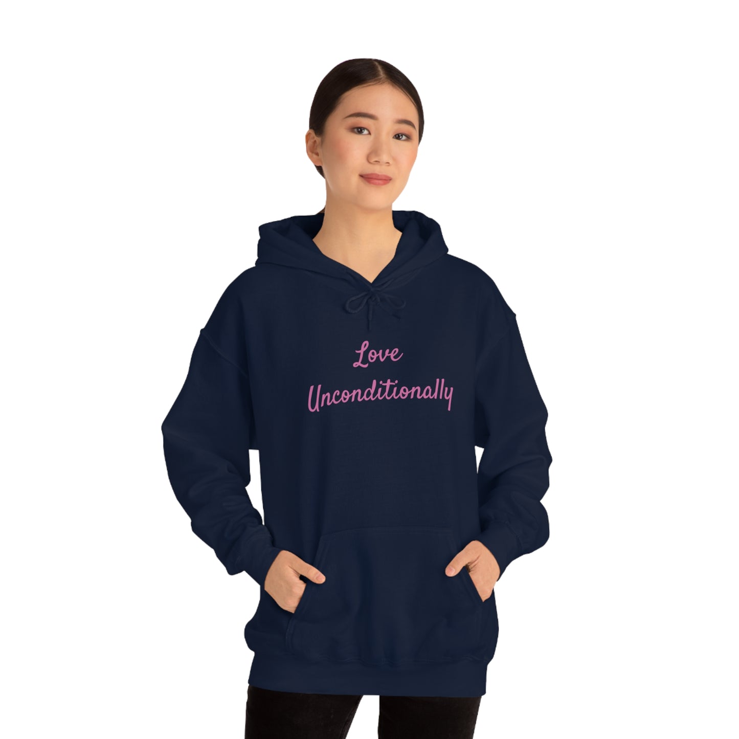 Love Unconditionally Unisex Heavy Blend™ Hooded Sweatshirt