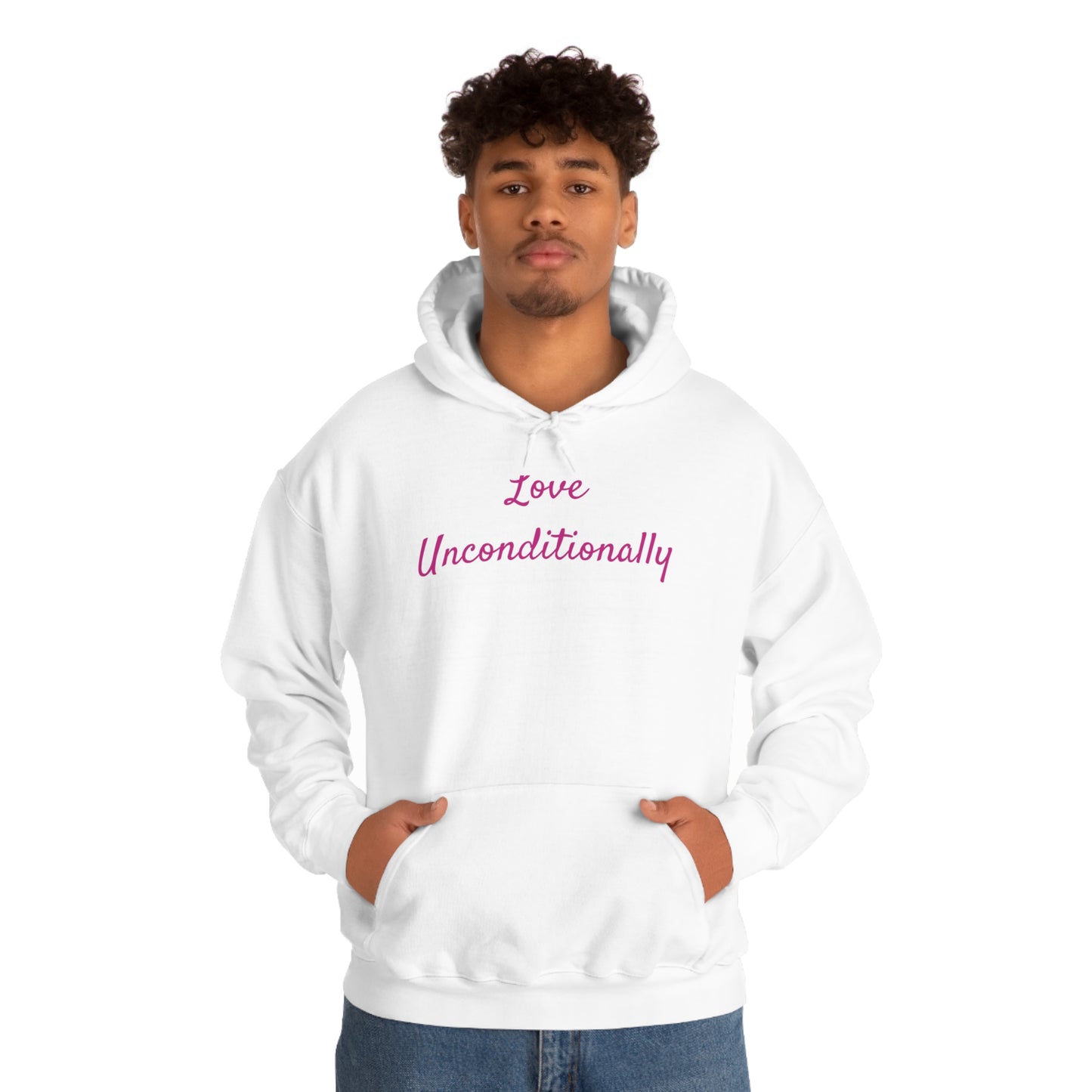 Love Unconditionally Unisex Heavy Blend™ Hooded Sweatshirt