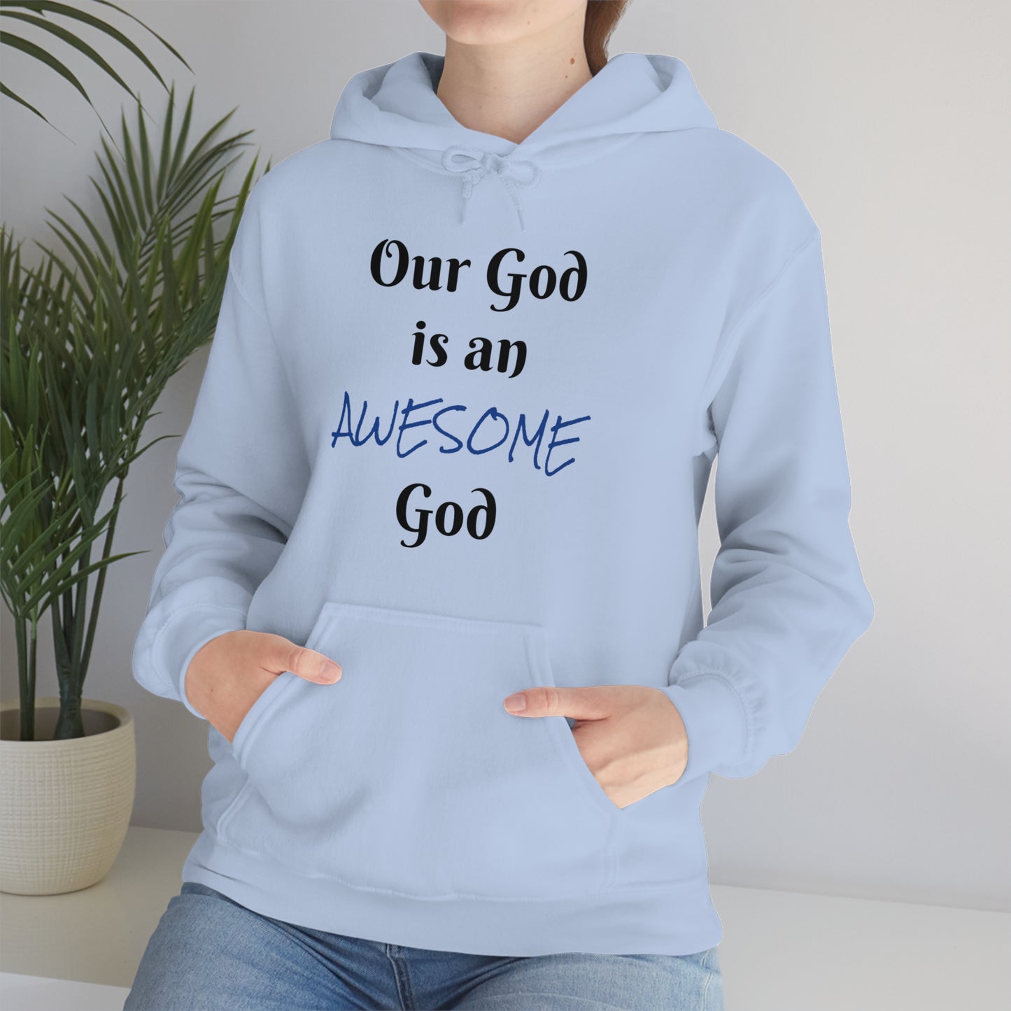 Awesome God Unisex Heavy Blend™ Hooded Sweatshirt