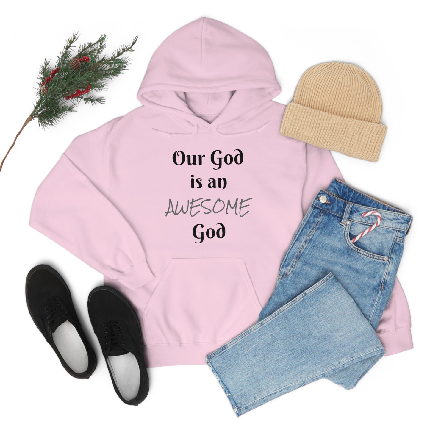 Awesome God Unisex Heavy Blend™ Hooded Sweatshirt