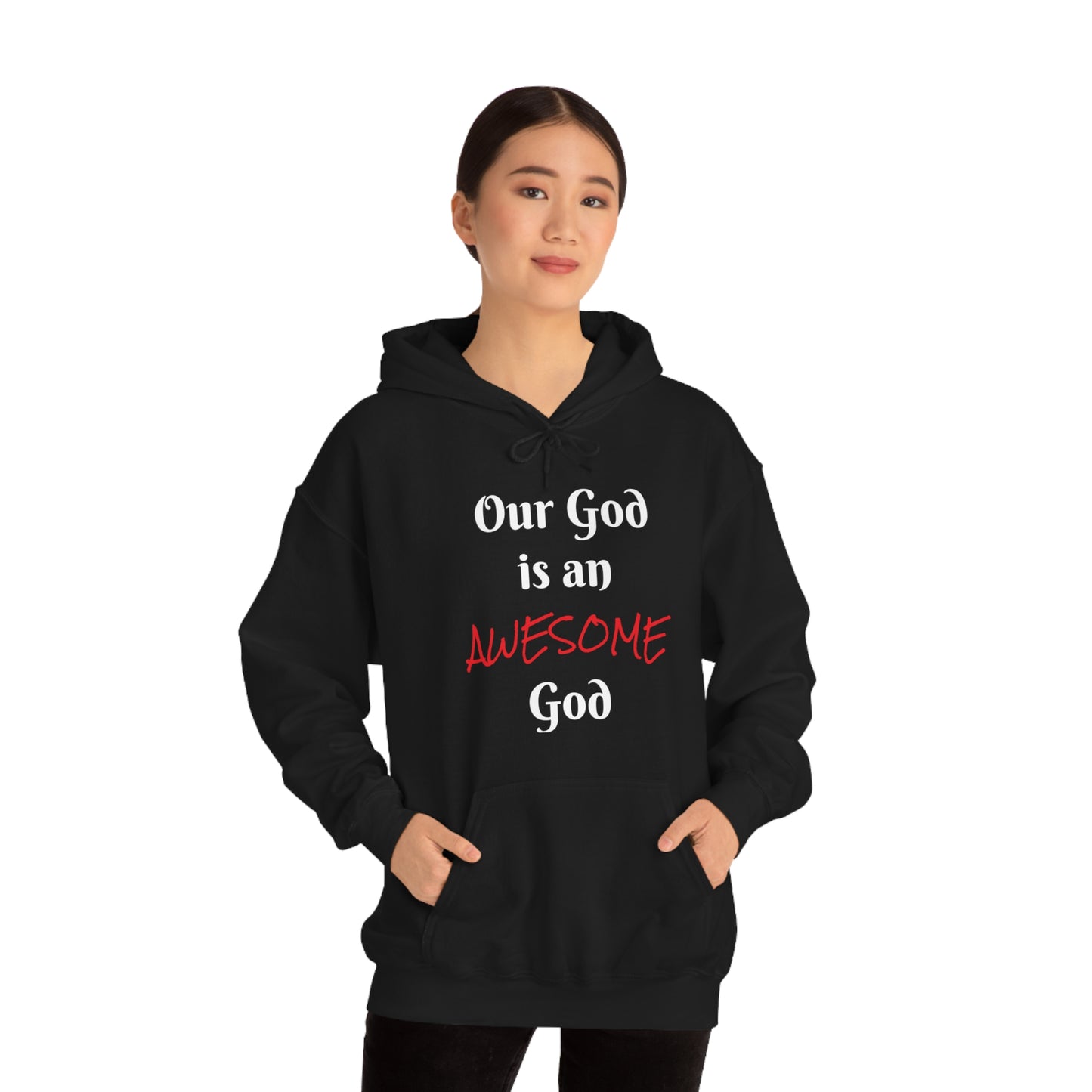 Awesome God Unisex Heavy Blend™ Hooded Sweatshirt