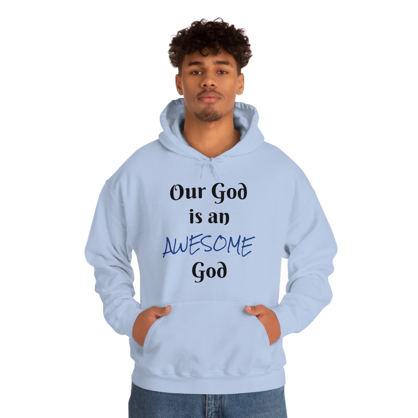 Awesome God Unisex Heavy Blend™ Hooded Sweatshirt