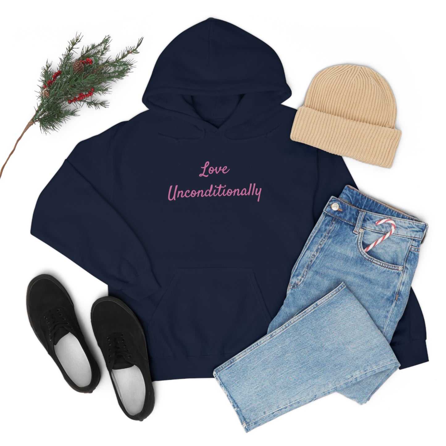 Love Unconditionally Unisex Heavy Blend™ Hooded Sweatshirt