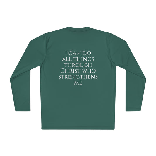 Phil 4:13 Unisex Lightweight Long Sleeve Tee