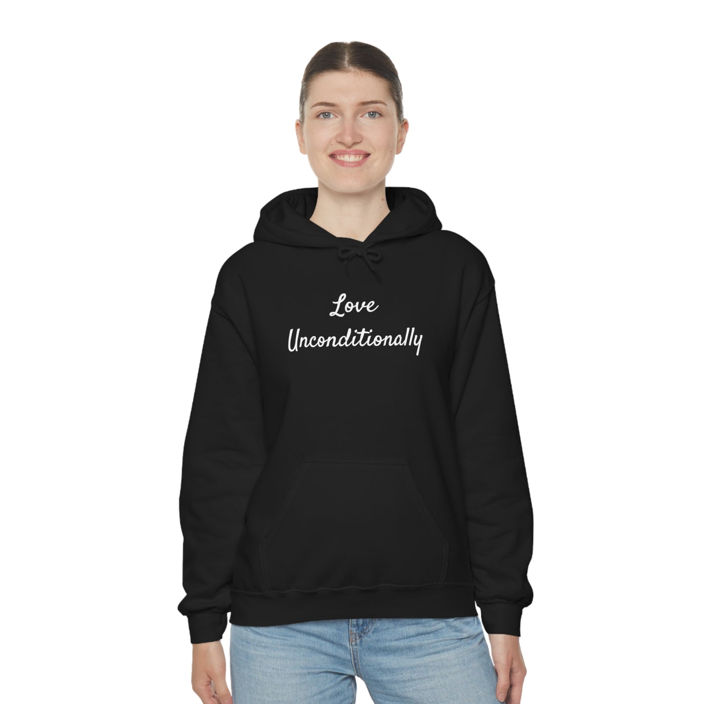 Love Unconditionally Unisex Heavy Blend™ Hooded Sweatshirt