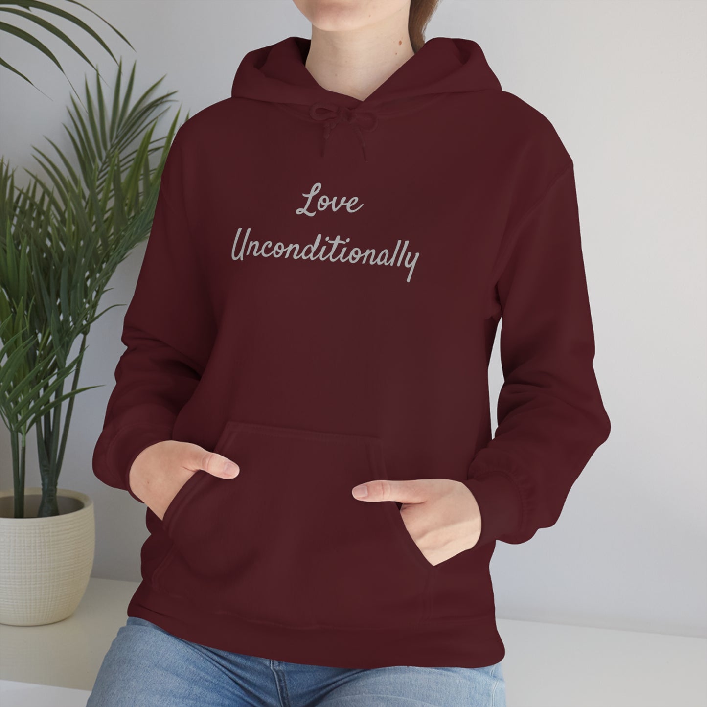 Love Unconditionally Unisex Heavy Blend™ Hooded Sweatshirt