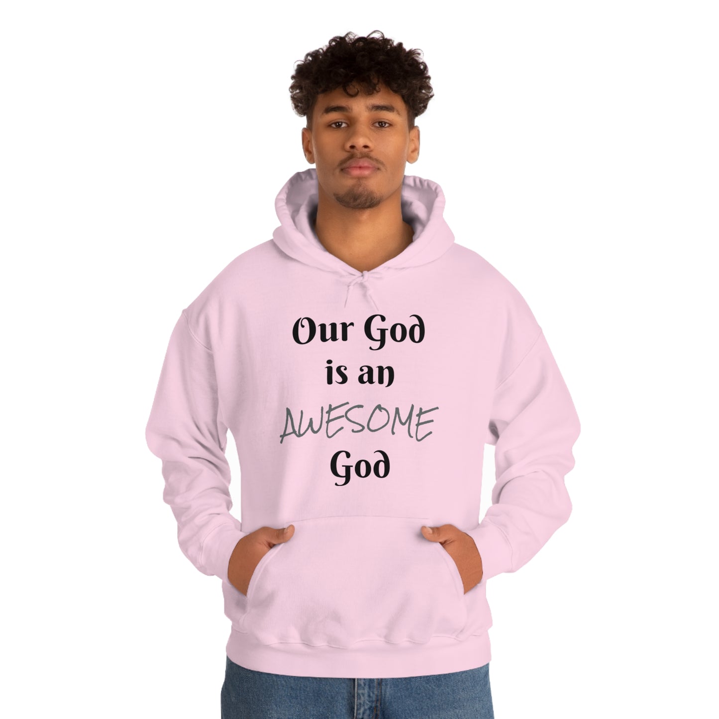 Awesome God Unisex Heavy Blend™ Hooded Sweatshirt