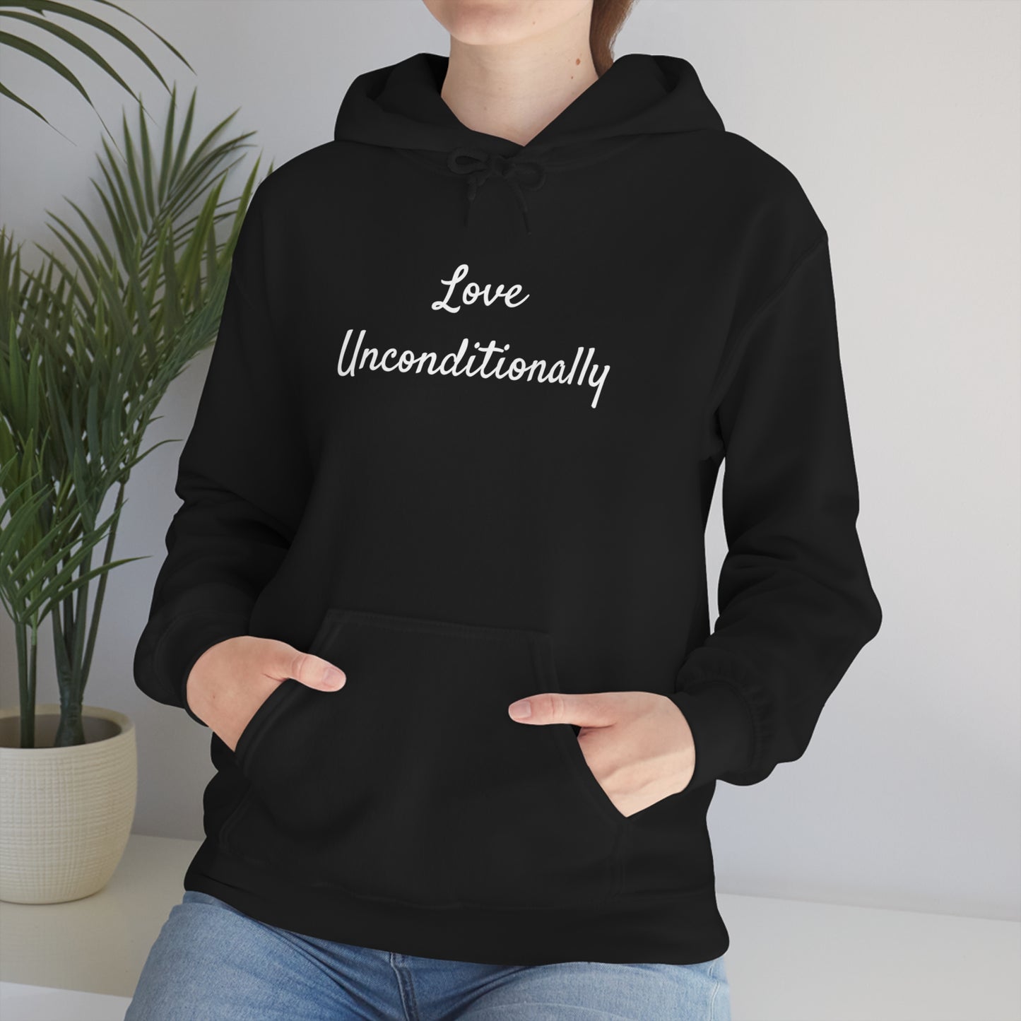 Love Unconditionally Unisex Heavy Blend™ Hooded Sweatshirt