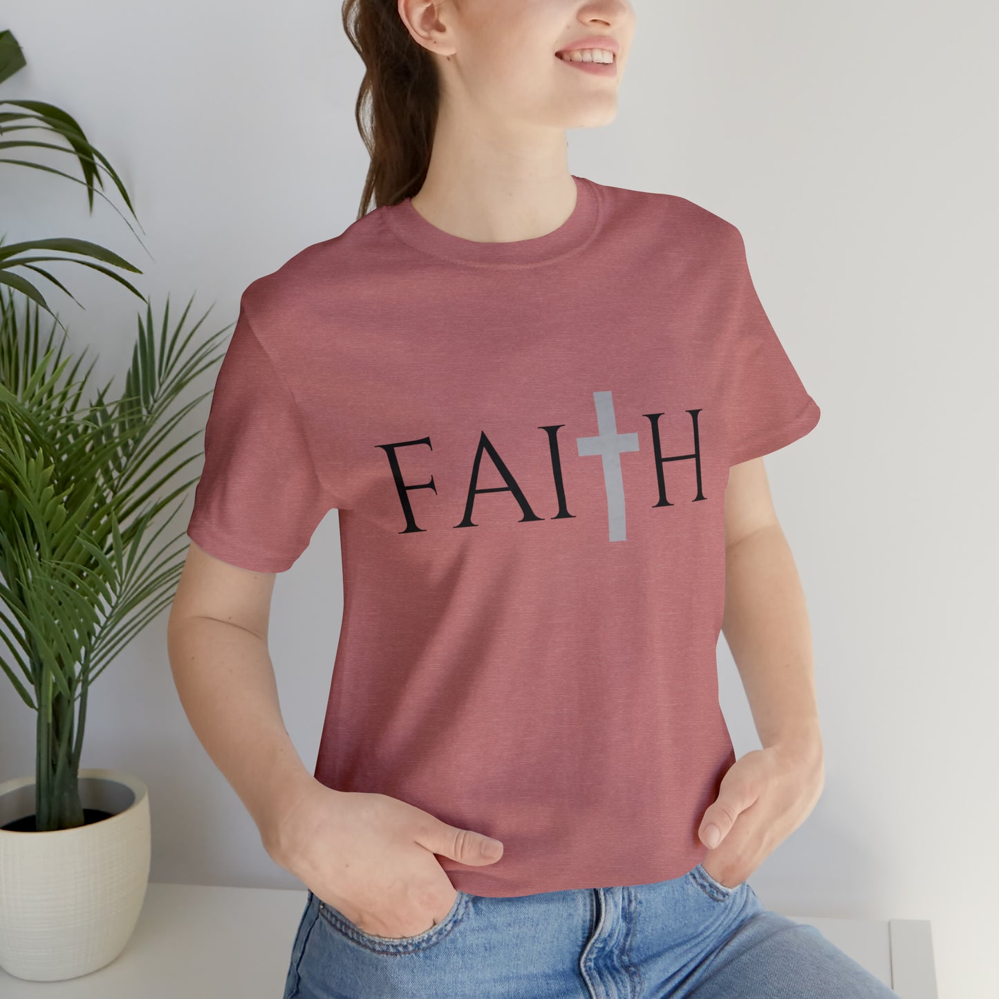 FAITH Unisex Jersey Short Sleeve Tee