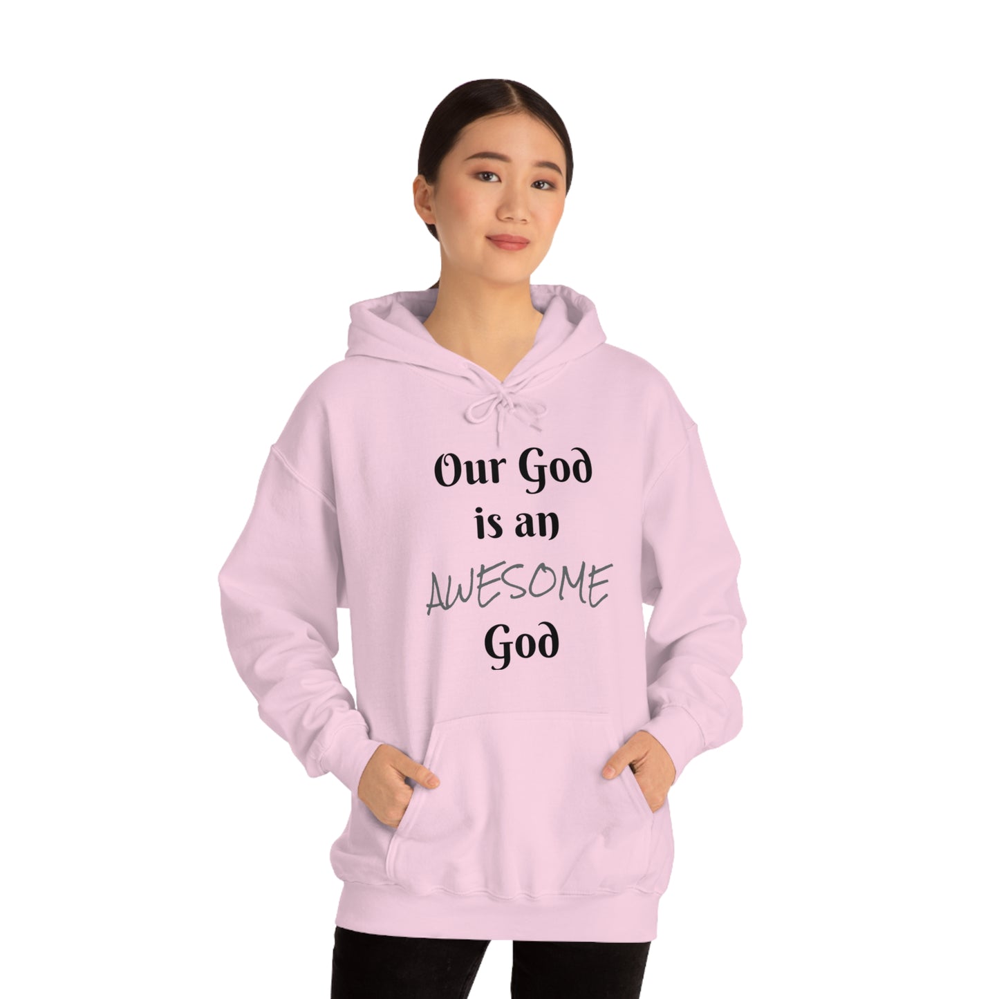 Awesome God Unisex Heavy Blend™ Hooded Sweatshirt