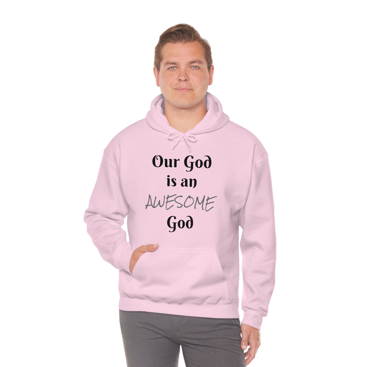 Awesome God Unisex Heavy Blend™ Hooded Sweatshirt