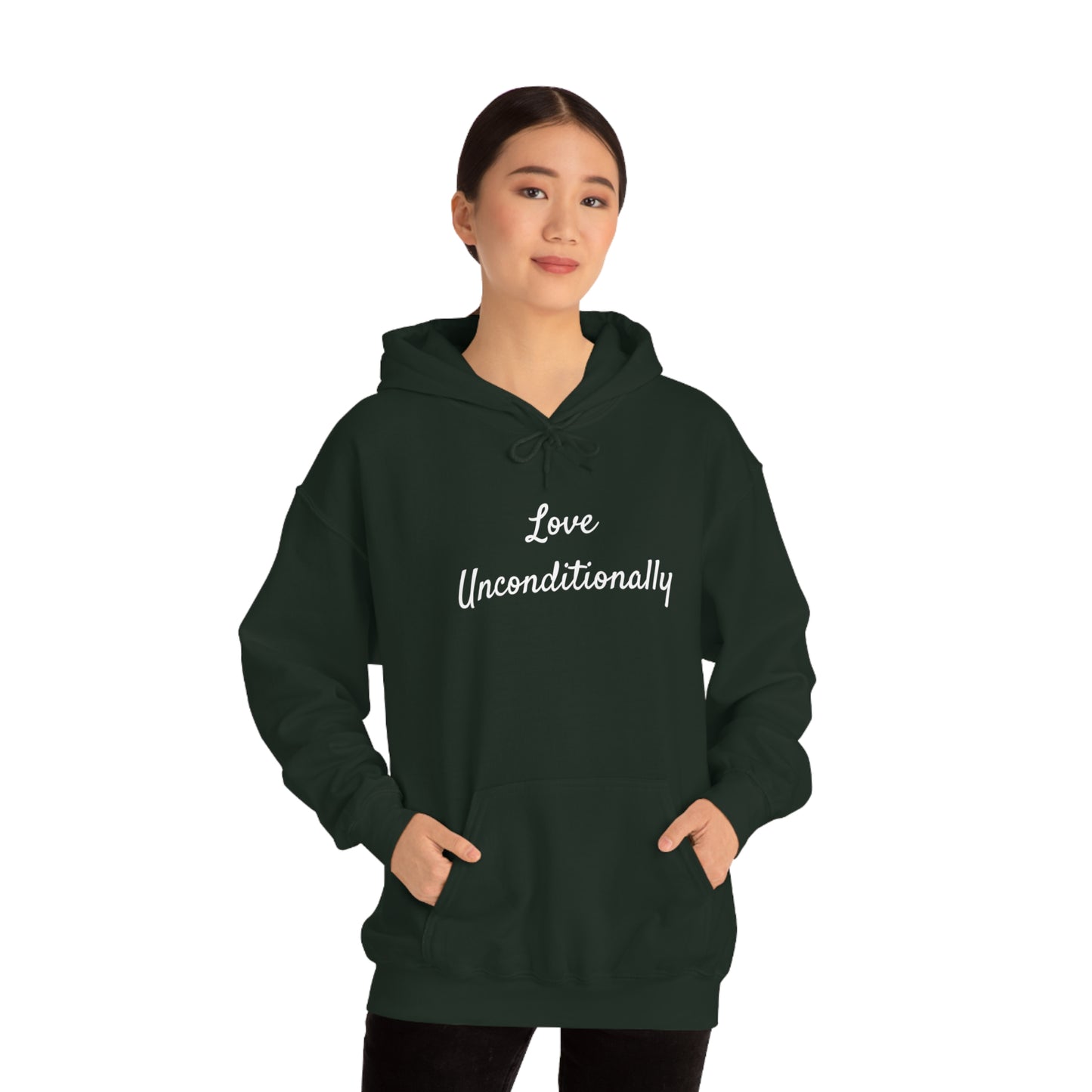 Love Unconditionally Unisex Heavy Blend™ Hooded Sweatshirt