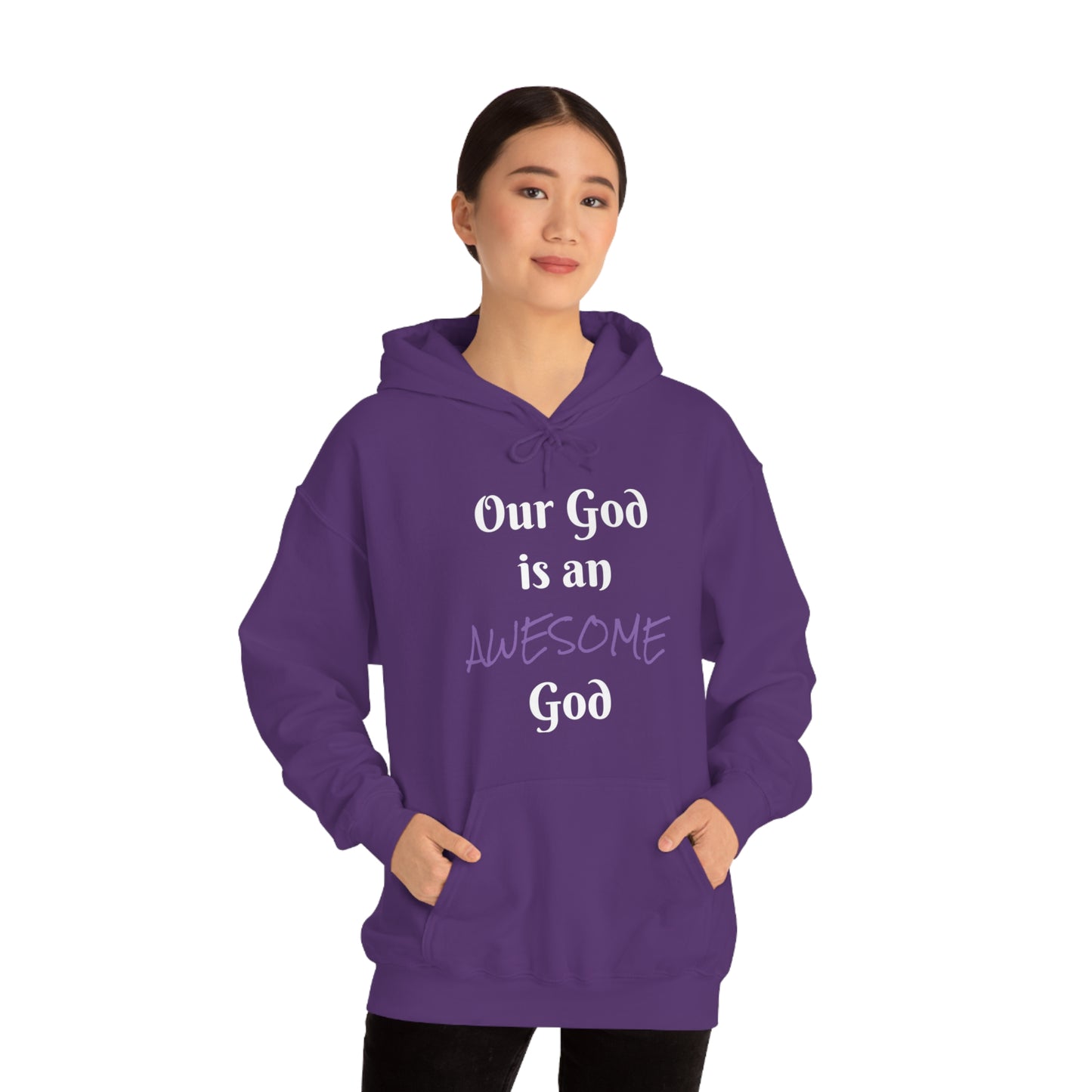 Awesome God Unisex Heavy Blend™ Hooded Sweatshirt