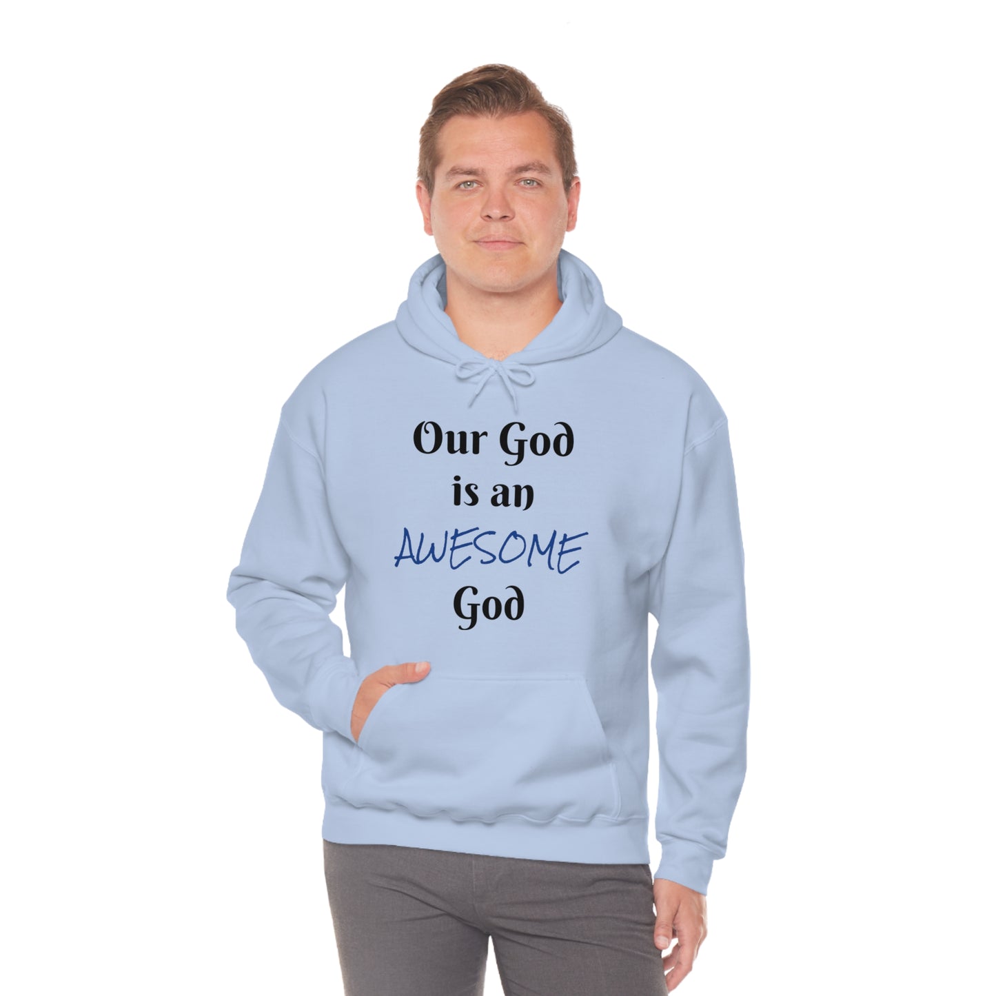 Awesome God Unisex Heavy Blend™ Hooded Sweatshirt