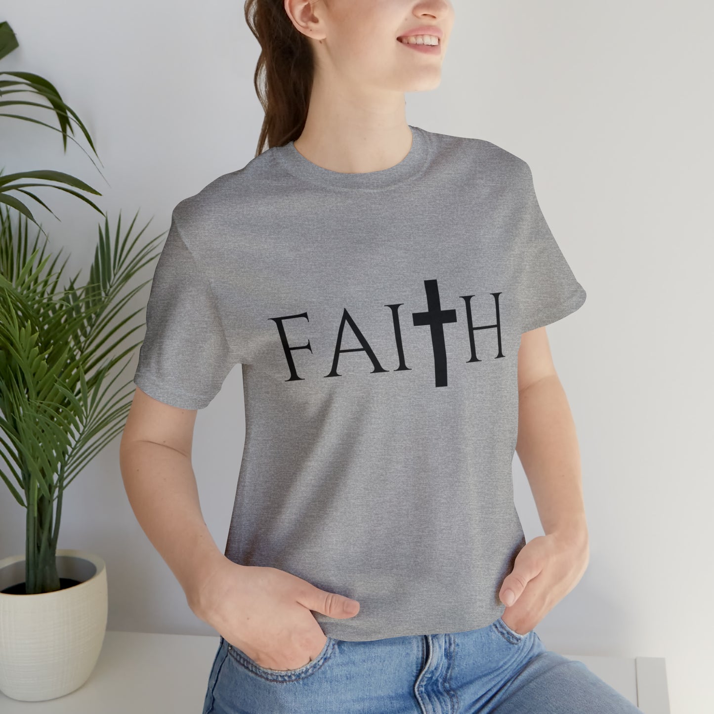 FAITH Unisex Jersey Short Sleeve Tee